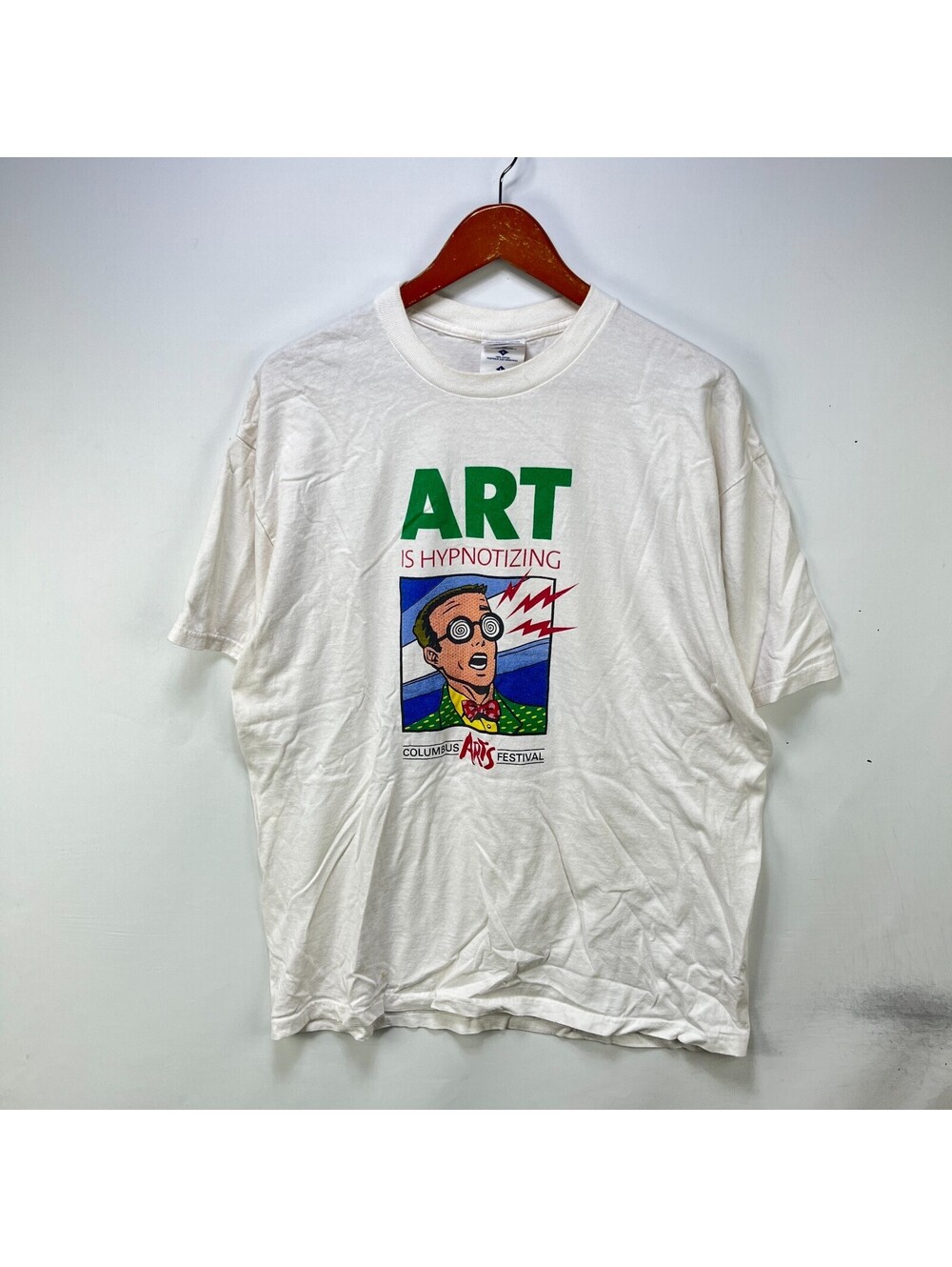 Vintage Columbus Art Festival Pop Art Is Hypnotizing Shirt L